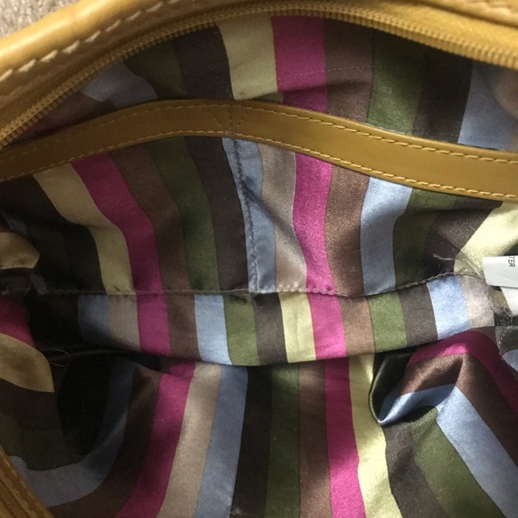 🚫SOLD🚫Tignanello Golden Yellow Adjustable Crossbody - Picture 4 of 8